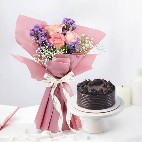 Floral Grace & Truffle Indulgence Combo