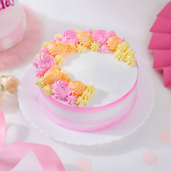 Floral Pastel Delight Cake