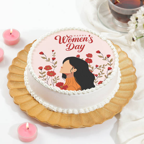 Flourish & Shine Women's Day Cake