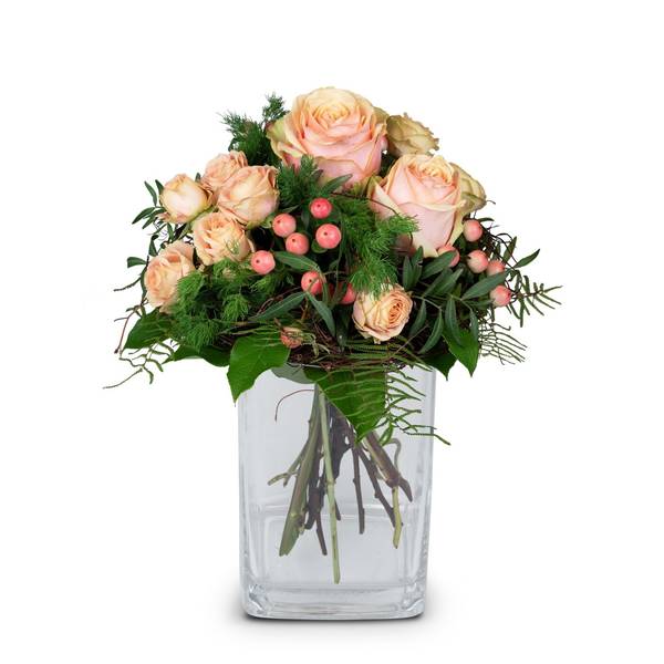 Flower bouquet Tender Winter Roses