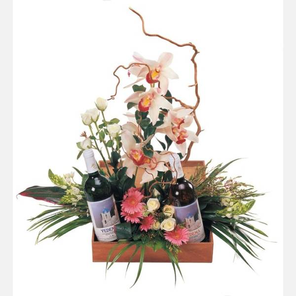 Flowers and Wine Box