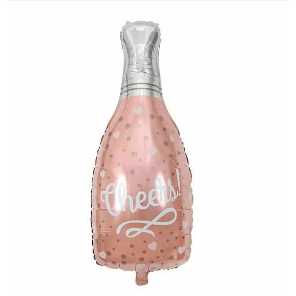 Foil Balloon - Cheers Champagne Bottle - Single Piece