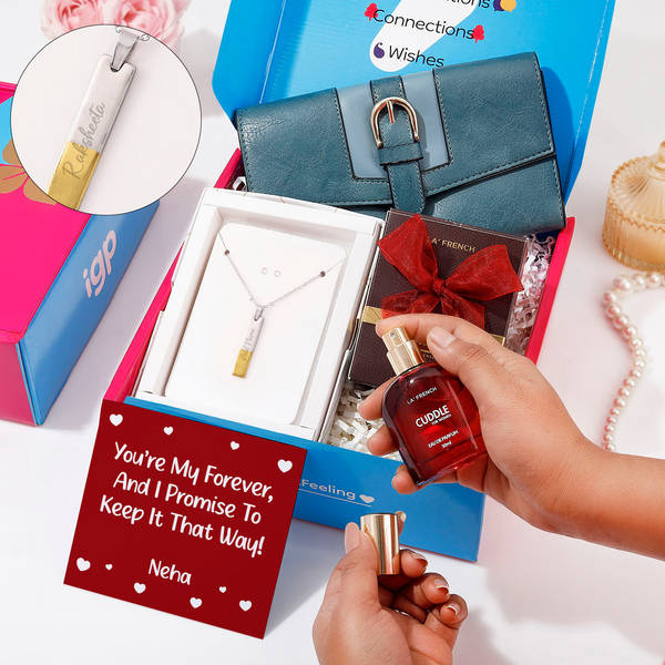 Forever Mine Personalized Valentine's Day Hamper