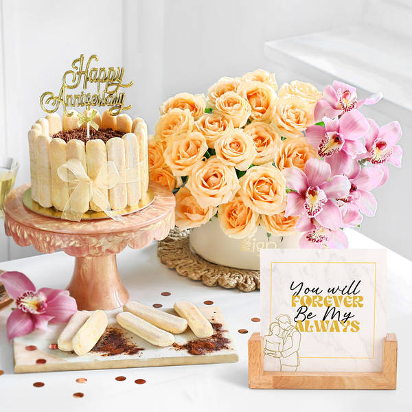 Forever My Always Personalized Anniversary Hamper