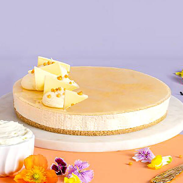 Fresh Eggless Vanilla Cheesecake