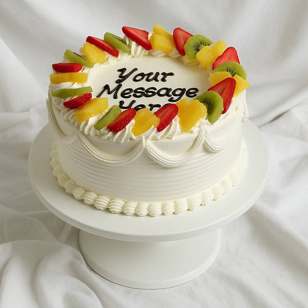 Fresh Fruit Cream Cake (1 Kg)