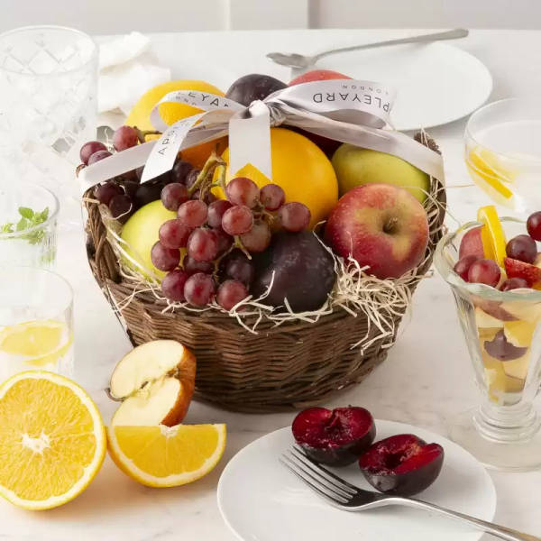 Frostlit Festive Fruit Basket