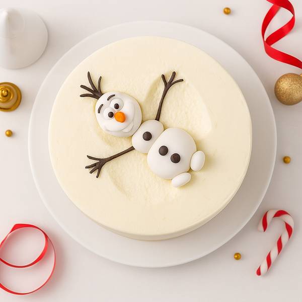 Frozen-Inspired Snowman Cake (2 Kg)