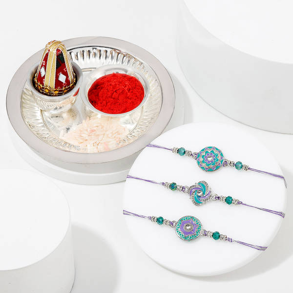 Full of Craft Set of 3 Rakhi Hamper
