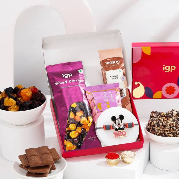 Fun Kids Rakhi And Chocolates Hamper