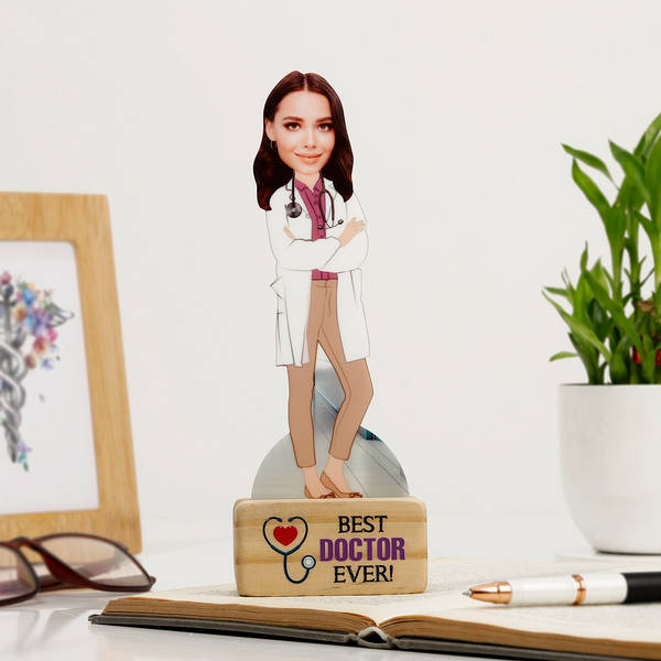 Funky Personalized Doctor Caricature