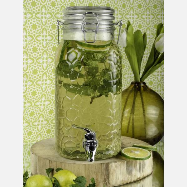 Glass Dispenser - Jar - Single Piece