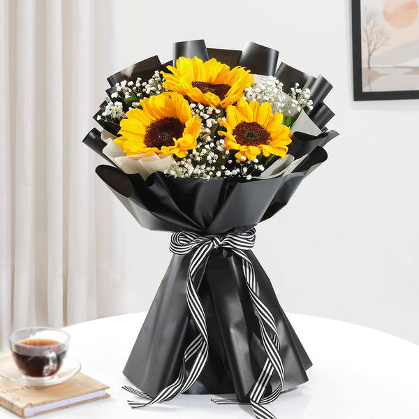 Golden Glow Sunflower Bouquet