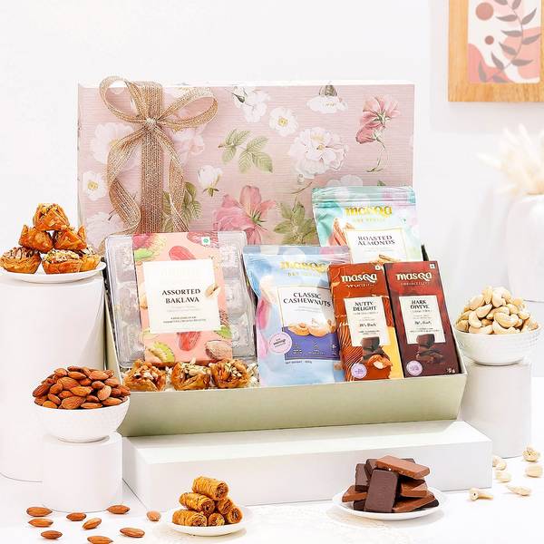 Gourmet Nuts & Sweet Delights Gift Box