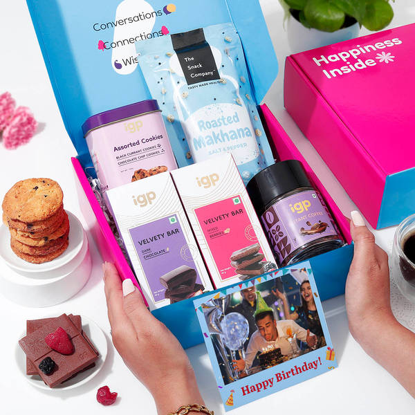 Gourmet Refreshments Personalized Birthday Hamper