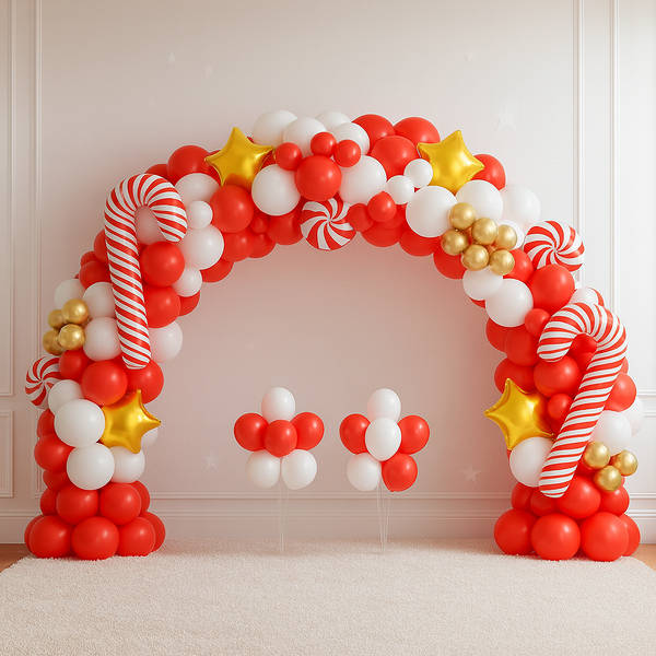 Grace Of Christmas Balloon Arch Decor