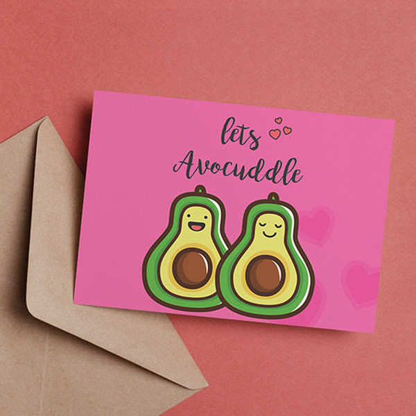 Greeting Card - Avocuddle - Single Piece