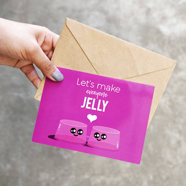 Greeting Card - Jelly - Single Piece