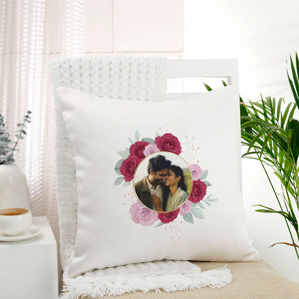 Happy Anniversary Personalized Cushion