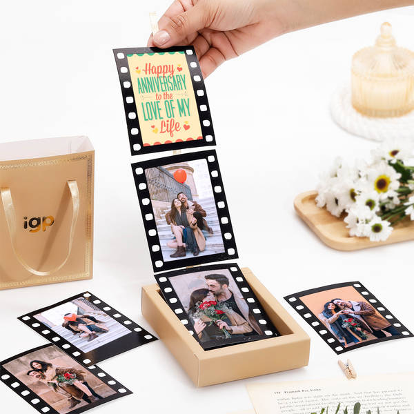 Happy Anniversary Personalized Popup Box