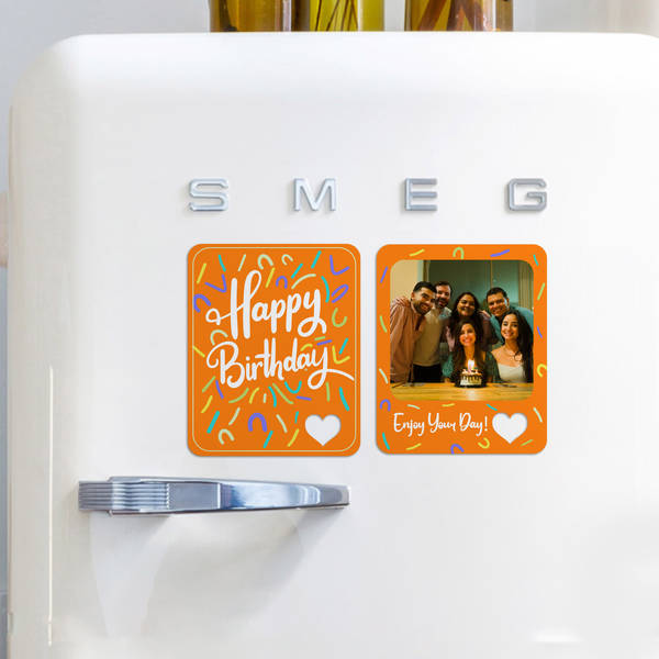 Happy Birthday Personalized Fridge Magnets Combo