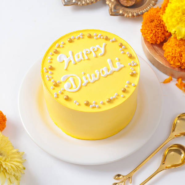 Happy Diwali Beaded Cake (300 Gm)