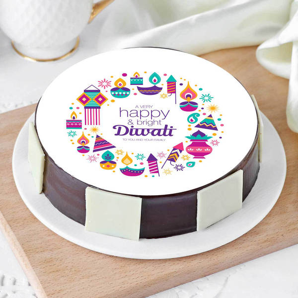 Happy Diwali Poster Cake