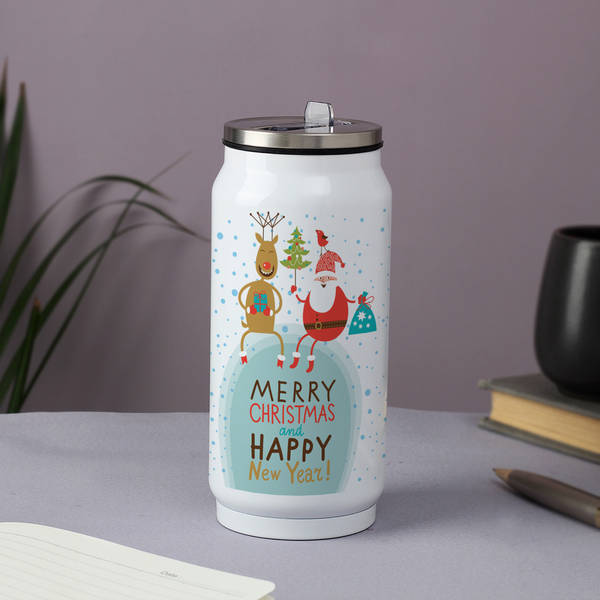 Happy Holidays Personalized Travel Can