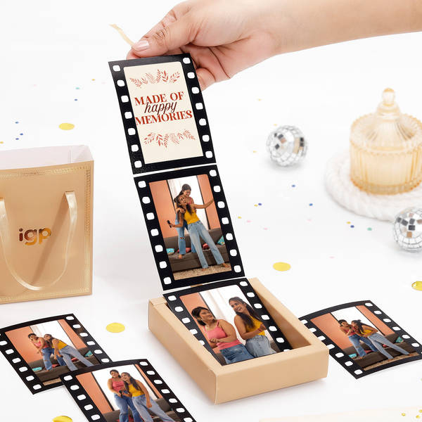 Happy Memories Personalized Photo Pop-Up Box