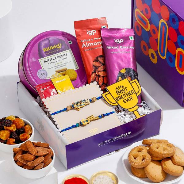 Healthy Indulgence Rakhi Hamper