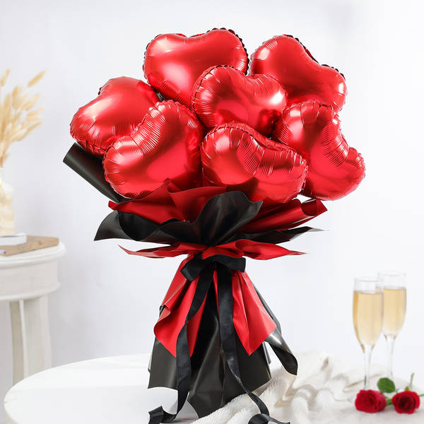 Heart Balloons Bouquet