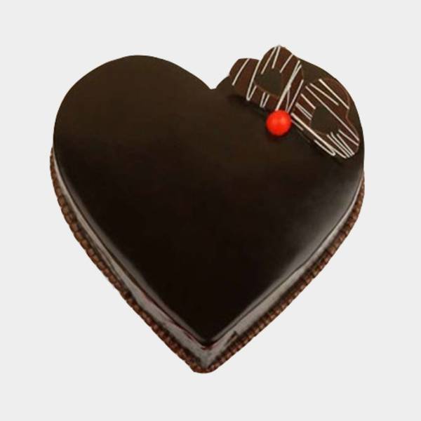 Heartfelt Chocolate Cake For Valentine's Day
