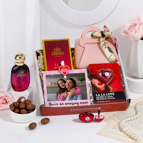 Heartfelt Surprise Personalized Hamper For Mom