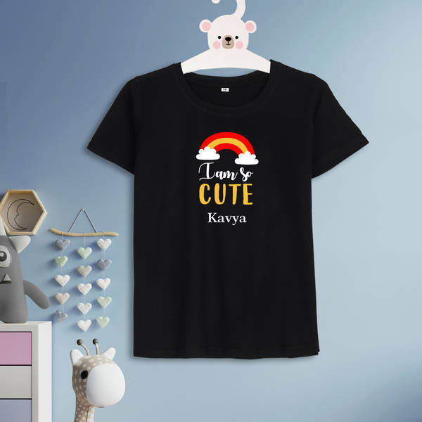 I Am So Cute Personalized Kids T-Shirt