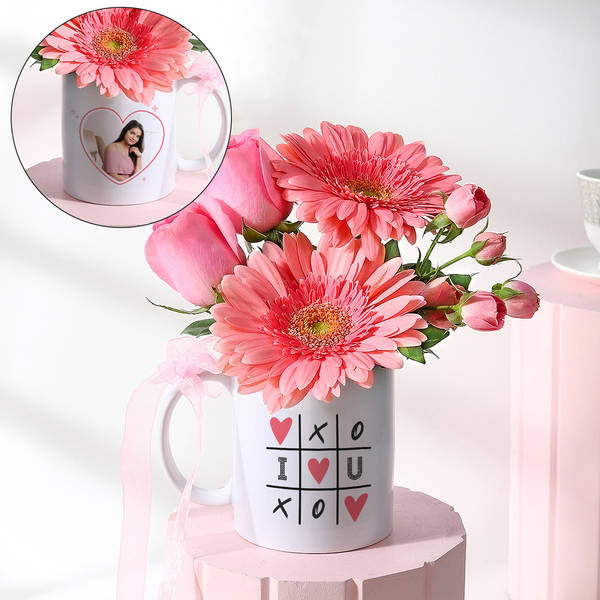 I Love You - Personalized Mug Arrangement