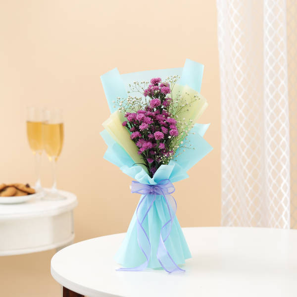 IGP-Purple Daisy Elegance Bouquet