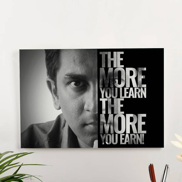 Inspirational Personalized Canvas Photo Frame