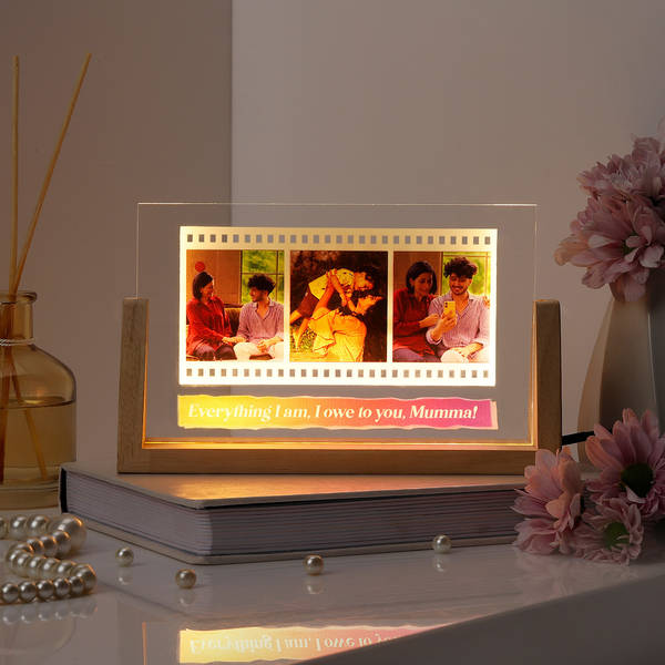 Irreplaceable Bond Personalized LED Wooden Frame For Mom