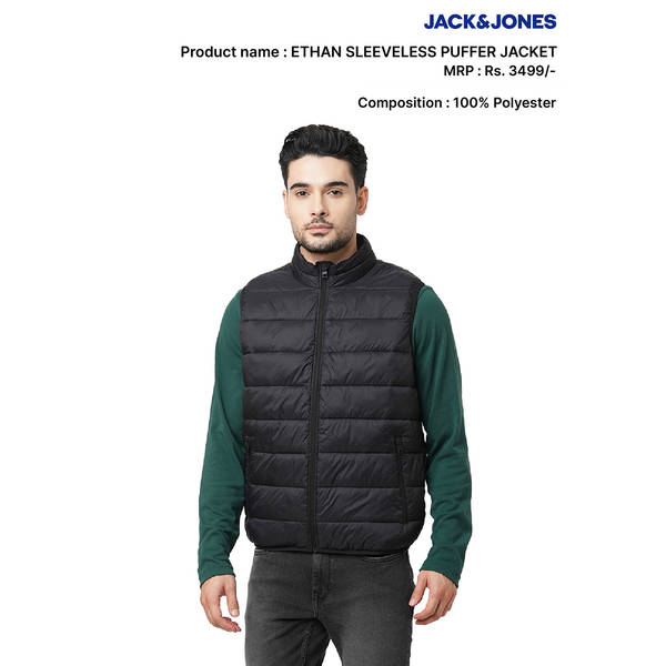 Jack & Jones- Ethan Sleeveless Puffer Jacket