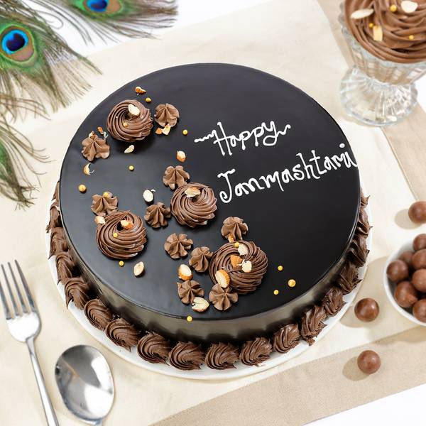 Janmashtami Choco Cake