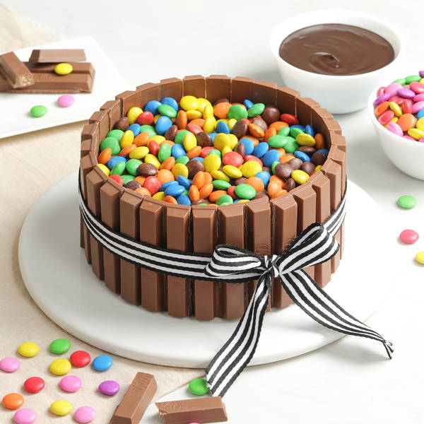 Kitkat And M&M Cream Cake (2 Kg)