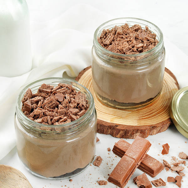 Kitkat Chocolate Jar Cake Set Of 2 (190 gm)