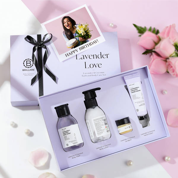 Lavender Love Personalized Birthday Body Care Combo For Her
