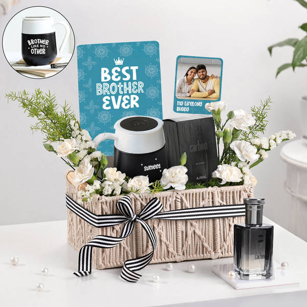 Lifelong Buddy Personalized Rakhi Hamper For Brother