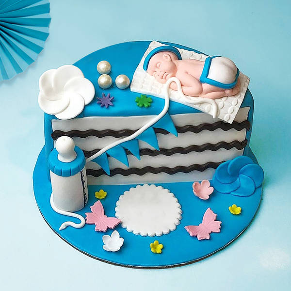 Lil Prince Half Year Birthday Cake (1.5 kg)
