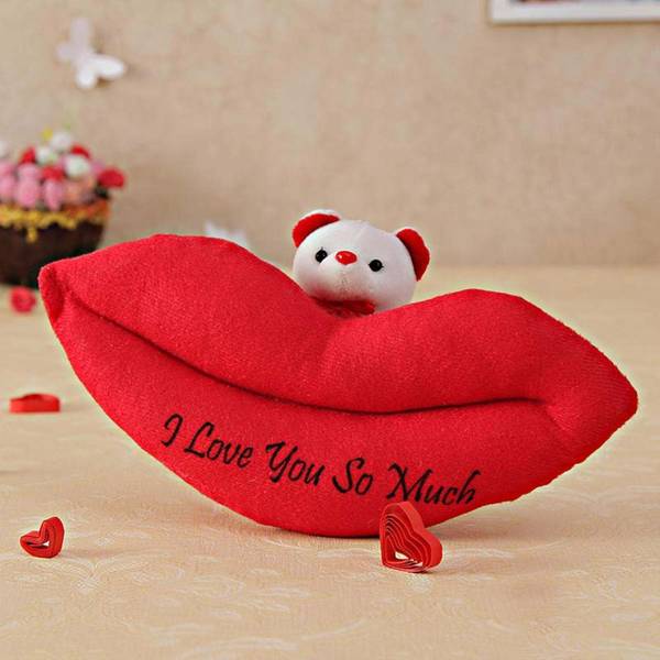 Lips Teddy Soft Toy