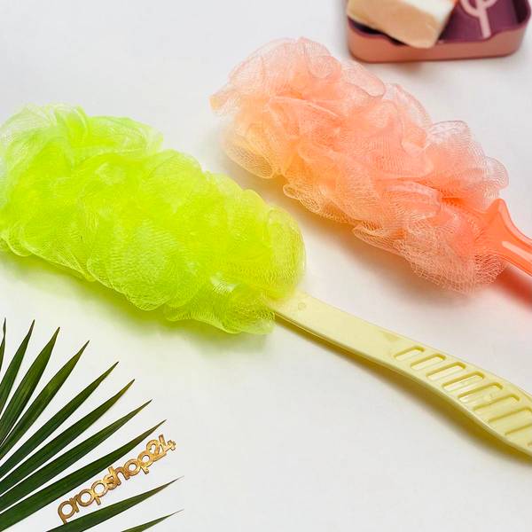 Loofah - Long Handle - Single Piece