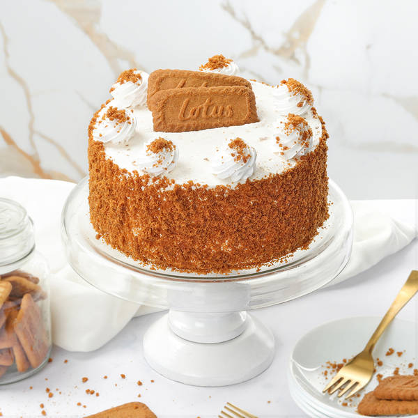 Lotus Biscoff Buttercream Cake (1 Kg)