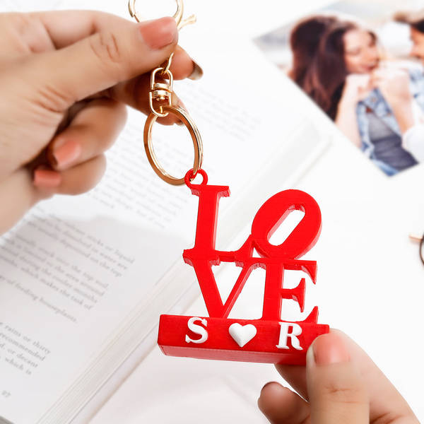 Love - Personalized 3D Keychain