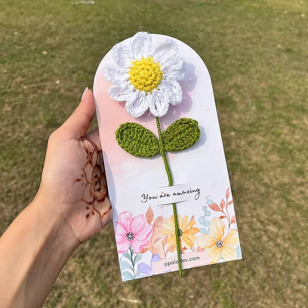 Lovely Handcrafted Crochet Daisy